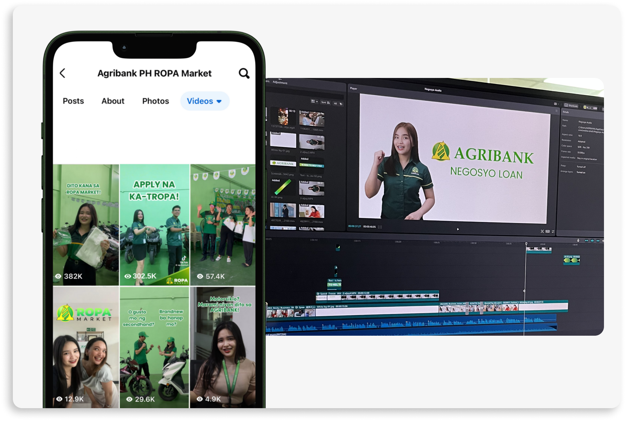 Agribank's Tiktok account.