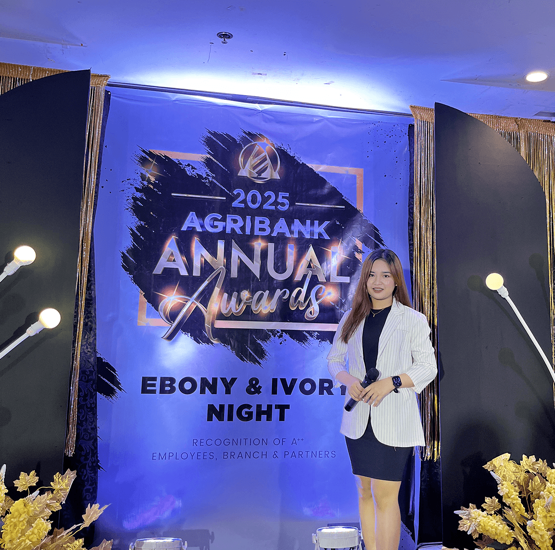 Aljoy as host of Agribank's annual company events.